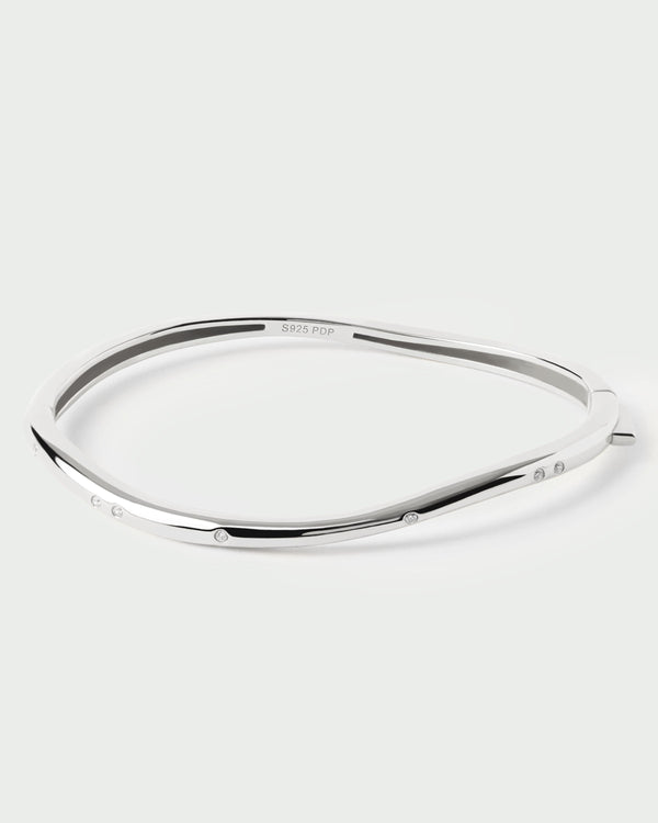 PDPAOLA Air Silver Bangle