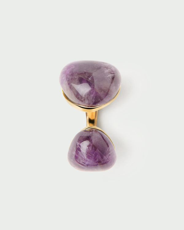 PDPAOLA Amethyst Gravity Ring