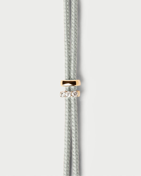 PDPAOLA Amy Diamond cord bracelet
