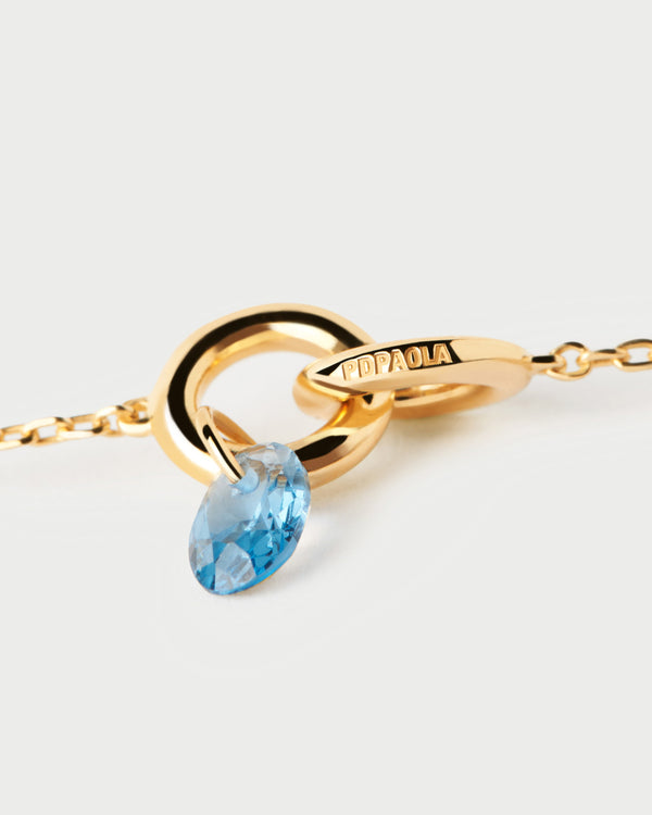 PDPAOLA Blue Lily Necklace