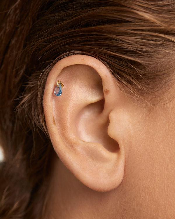 PDPAOLA Blue Lily Single Earring