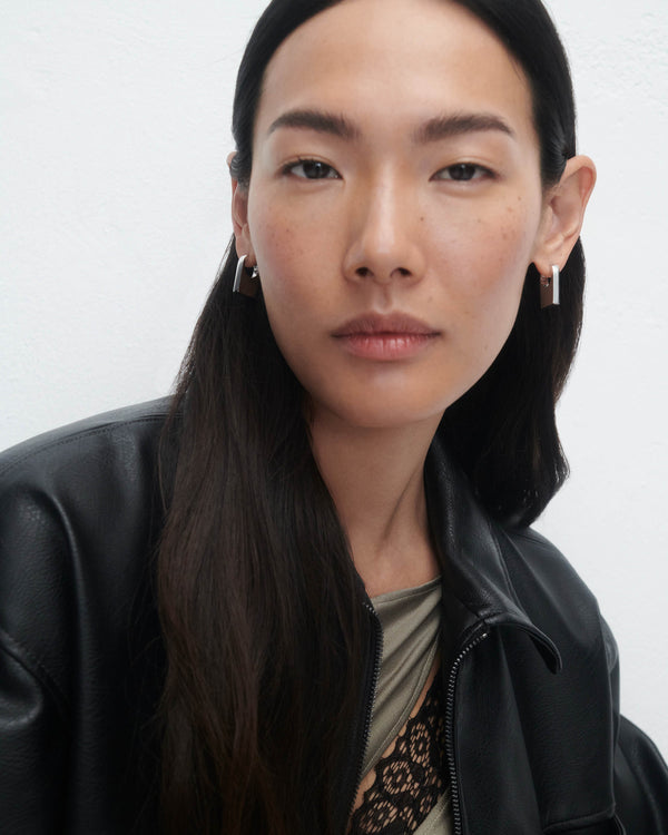 PDPAOLA Chicago Silver Hoops