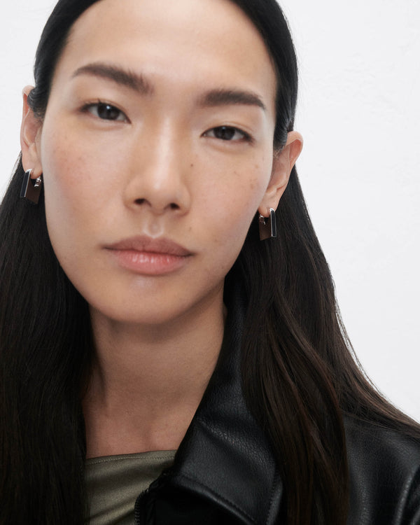 PDPAOLA Chicago Silver Hoops