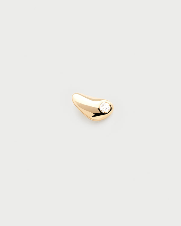 PDPAOLA Delta single stud earring