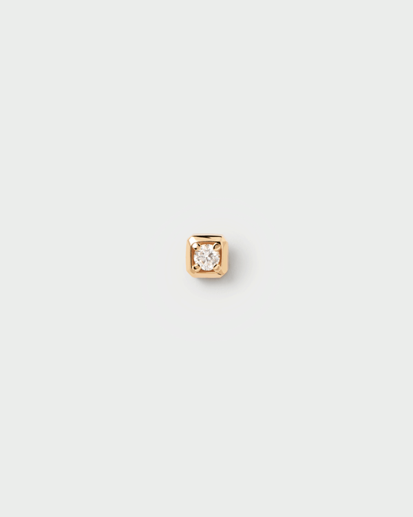 PDPAOLA Diamond and gold Ava Single Earring