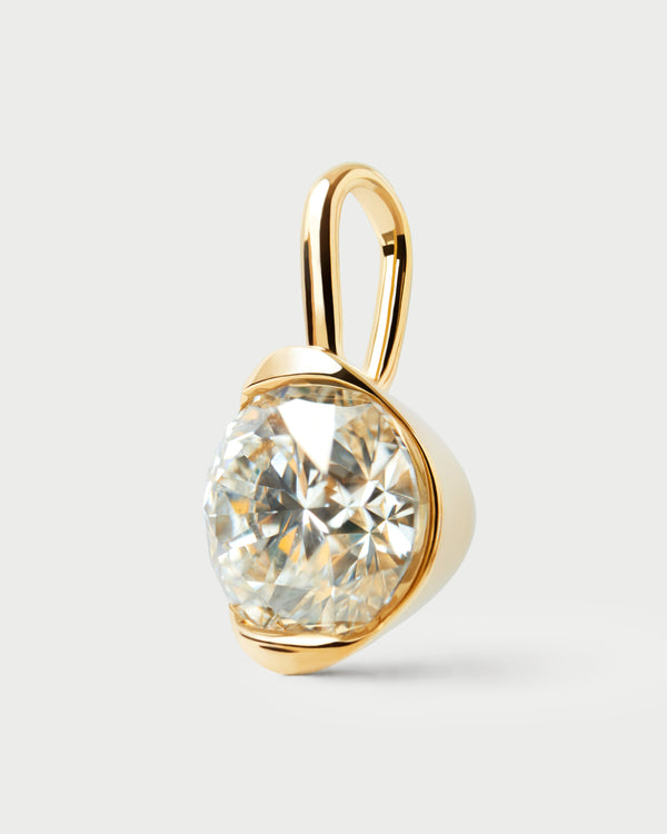 PDPAOLA Diamond and gold Grace pendant