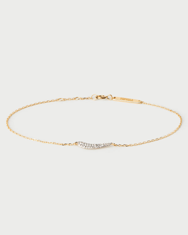 PDPAOLA Diamonds And Gold Nilo Bracelet