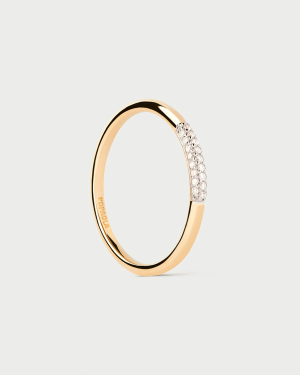 PDPAOLA Diamonds and gold Nora ring