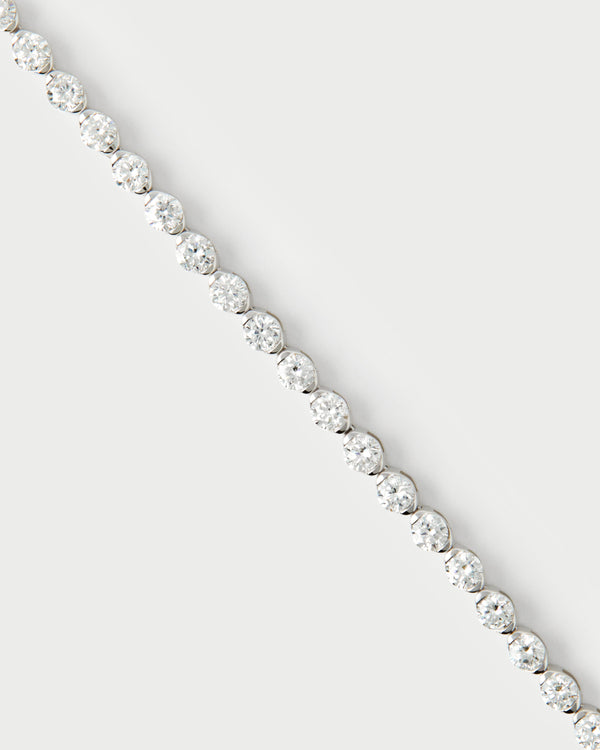 PDPAOLA Diamonds and white gold Astra bracelet