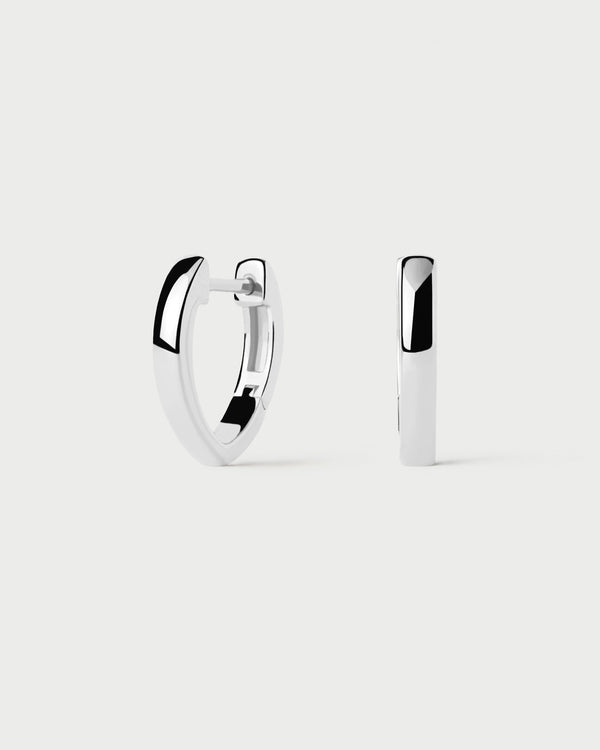 PDPAOLA Duke Silver Hoops