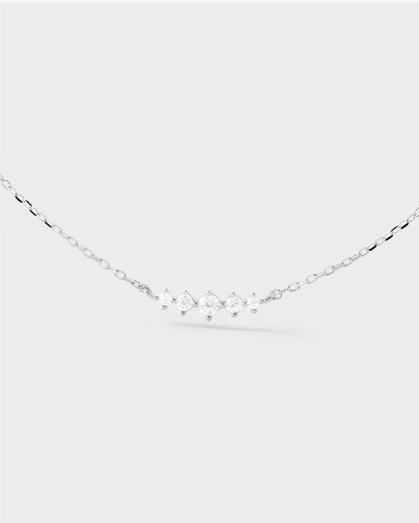 PDPAOLA Estela Silver Necklace