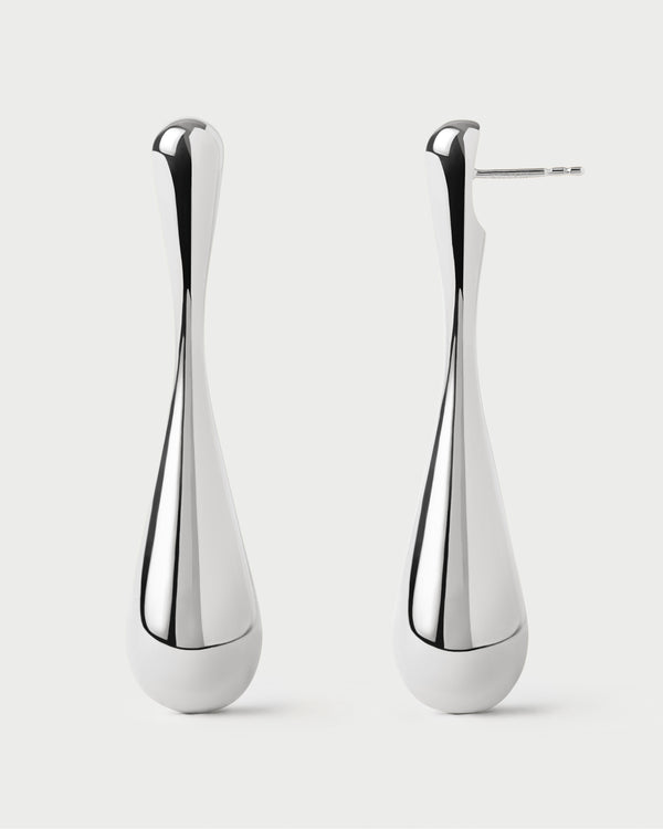 PDPAOLA Glacier silver earrings