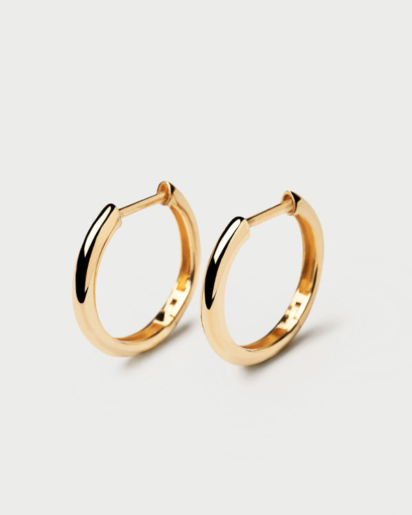 PDPAOLA Gold Bold Medium Hoops