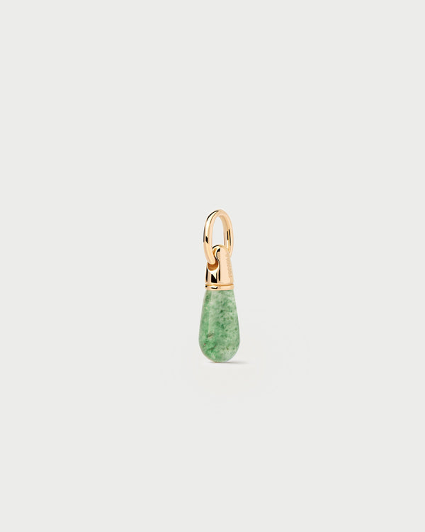 PDPAOLA Green Aventurine Drop Pendant