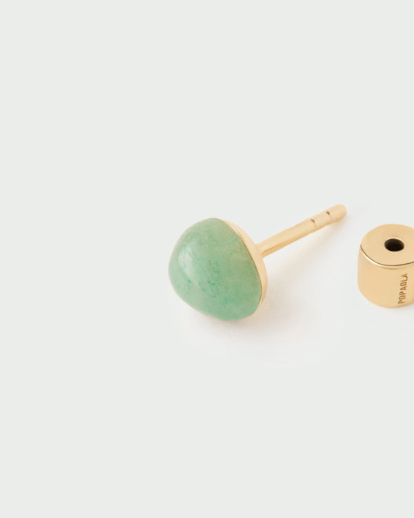 PDPAOLA Green aventurine Gravity ear piercing