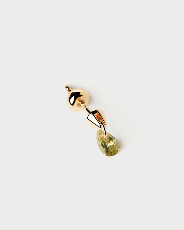 PDPAOLA Green Lily Single Earring