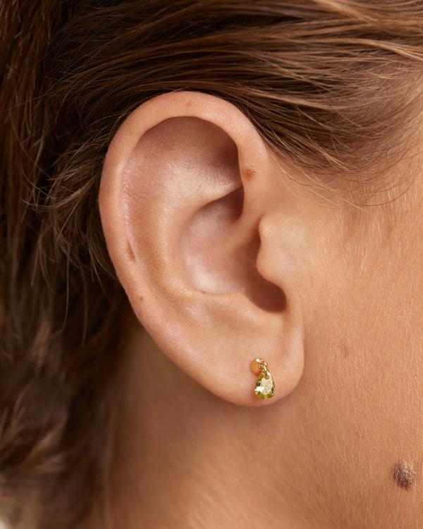 PDPAOLA Green Lily Single Earring