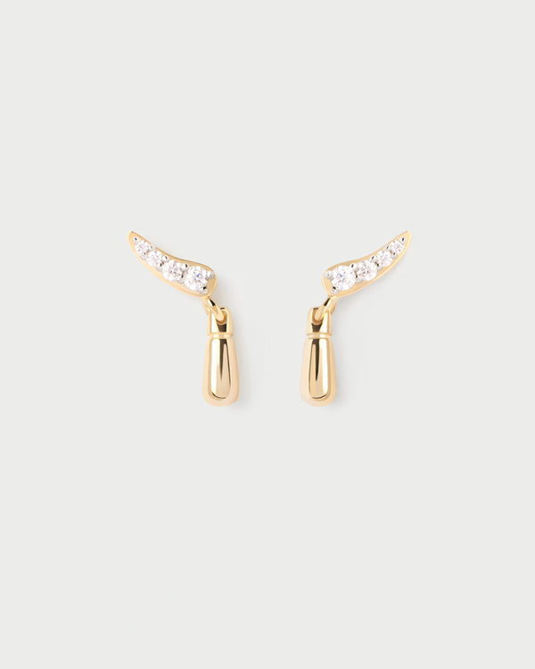 PDPAOLA Kira stud earrings