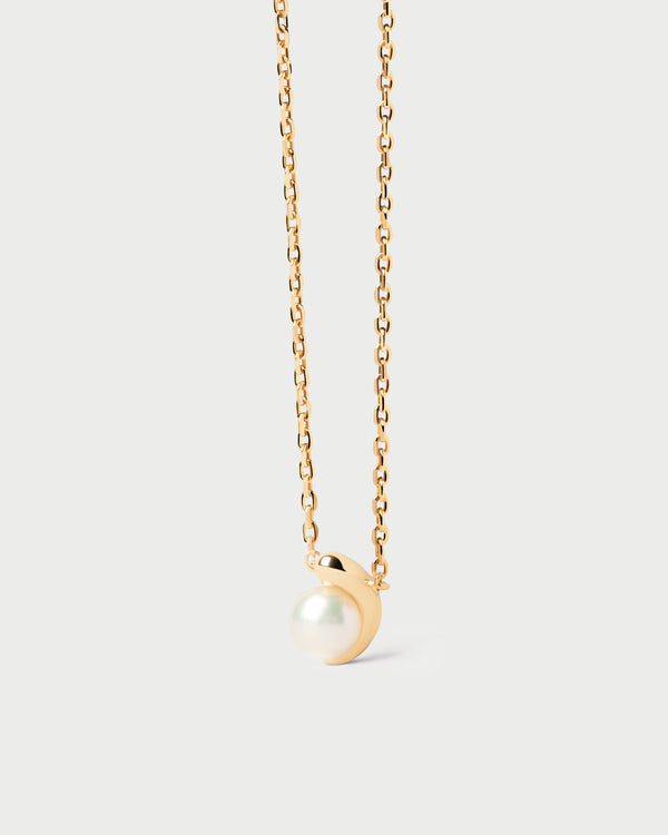PDPAOLA La perla solitary necklace