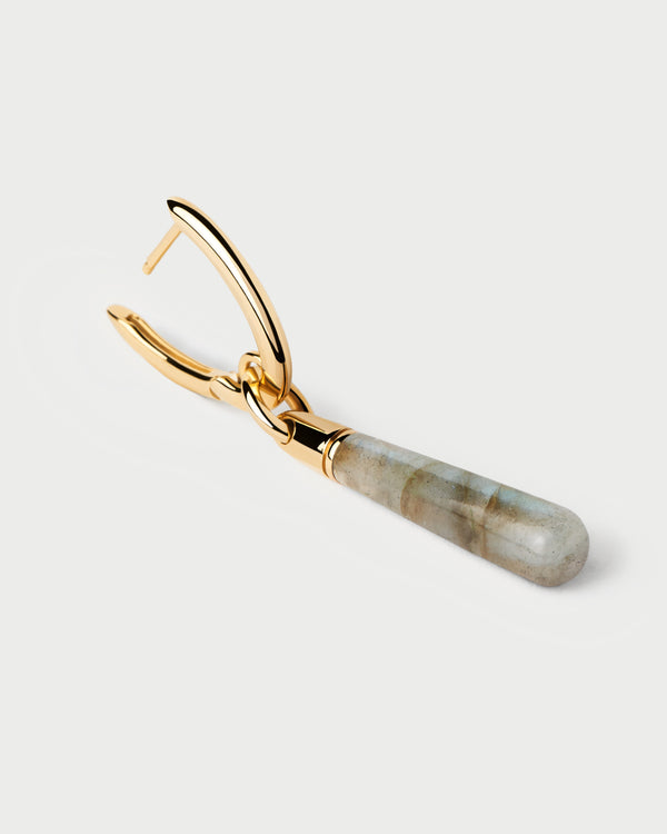 PDPAOLA Labradorite Large Jupiter Single Hoop