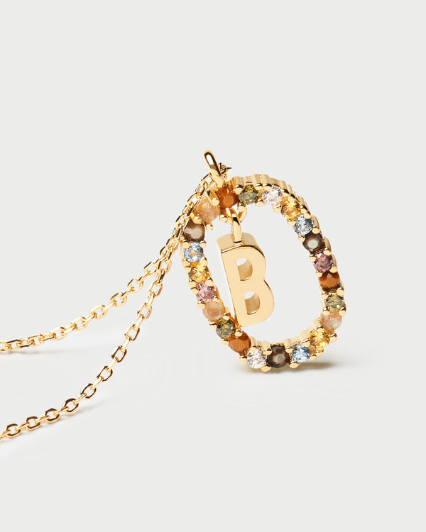 PDPAOLA Letter B Necklace