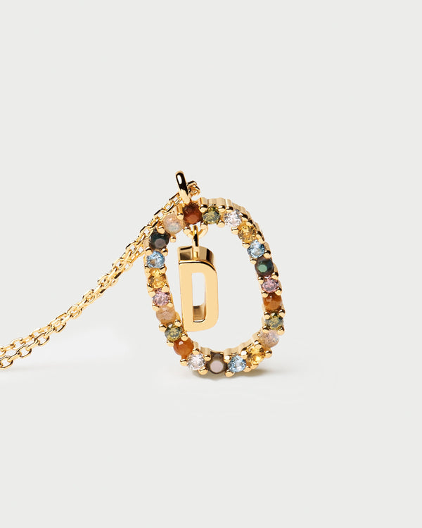PDPAOLA Letter D Necklace