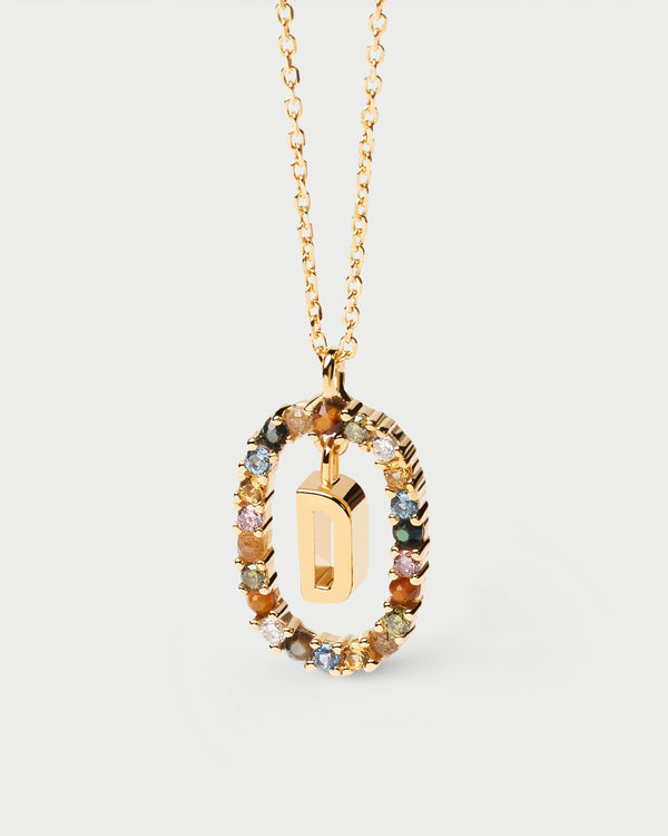 PDPAOLA Letter D Necklace