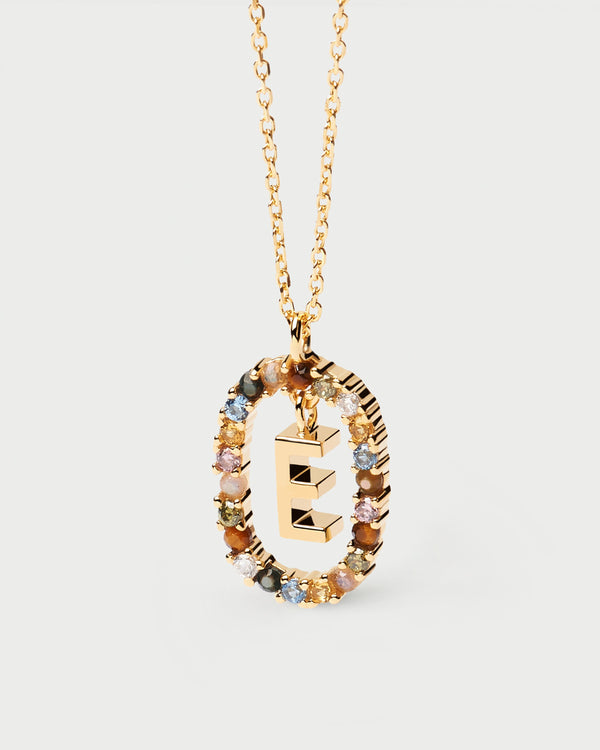 PDPAOLA Letter E Necklace