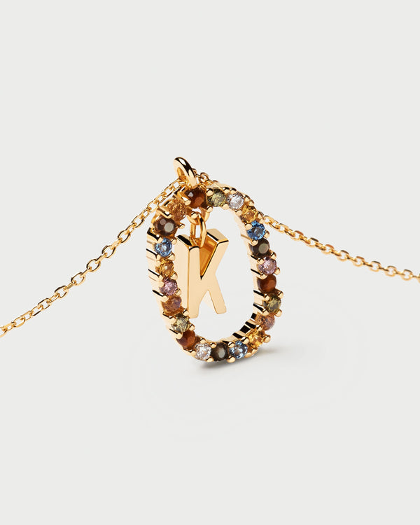 PDPAOLA Letter K Necklace