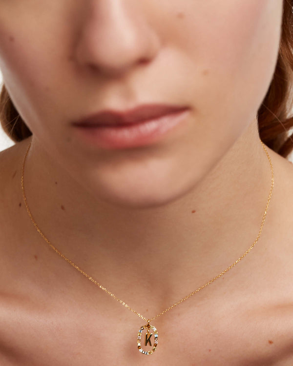 PDPAOLA Letter K Necklace