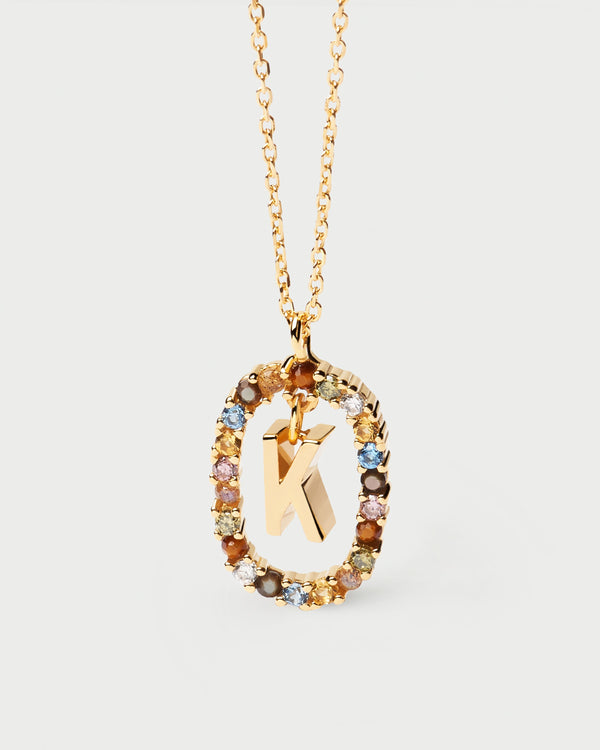 PDPAOLA Letter K Necklace
