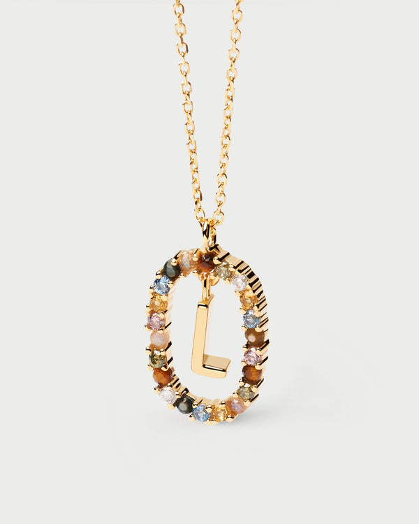 PDPAOLA Letter L Necklace