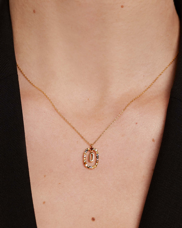 PDPAOLA Letter O Necklace
