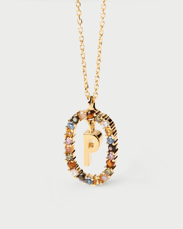 PDPAOLA Letter P Necklace