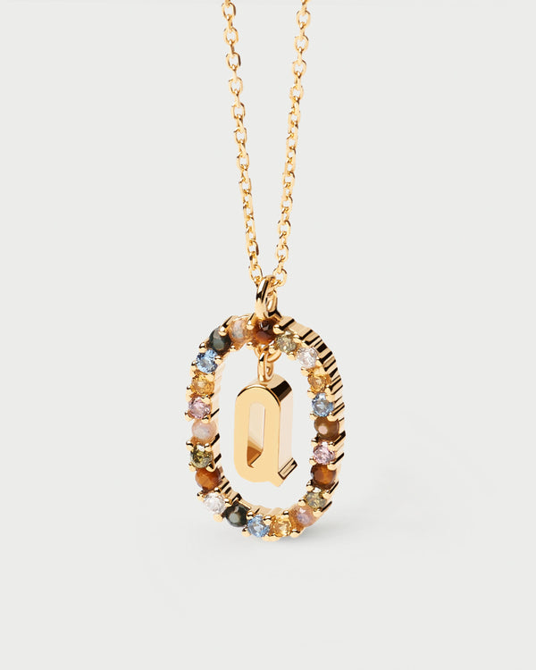 PDPAOLA Letter Q Necklace