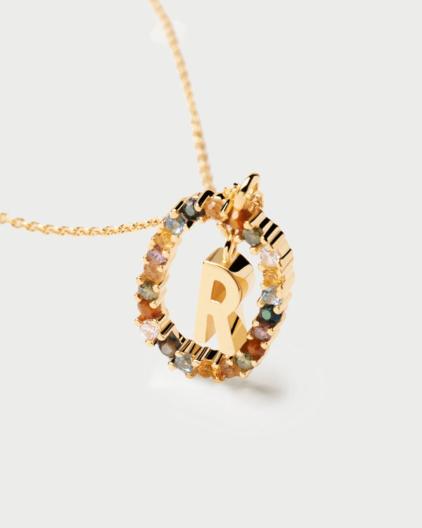 PDPAOLA Letter R Necklace