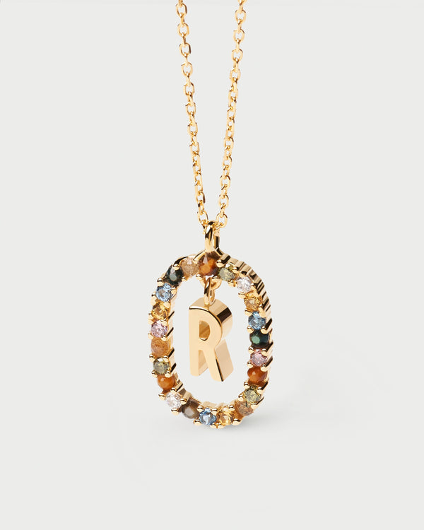 PDPAOLA Letter R Necklace