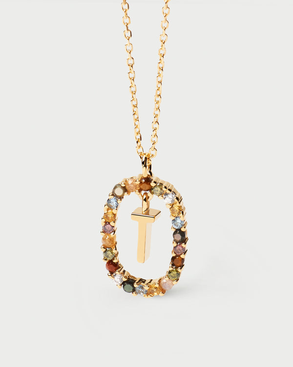 PDPAOLA Letter T Necklace