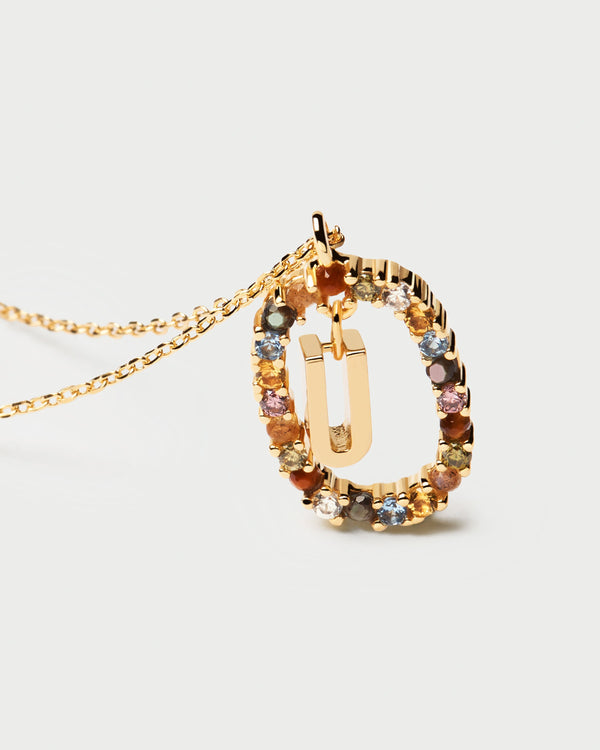 PDPAOLA Letter U Necklace