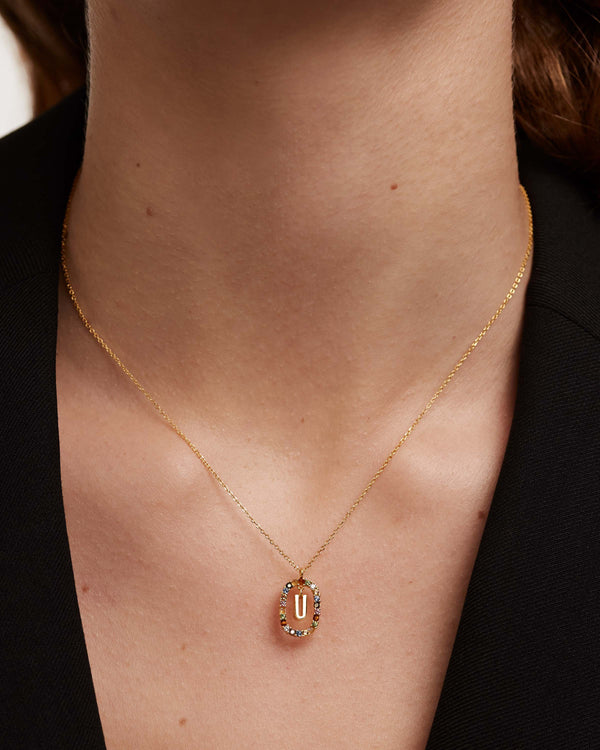 PDPAOLA Letter U Necklace
