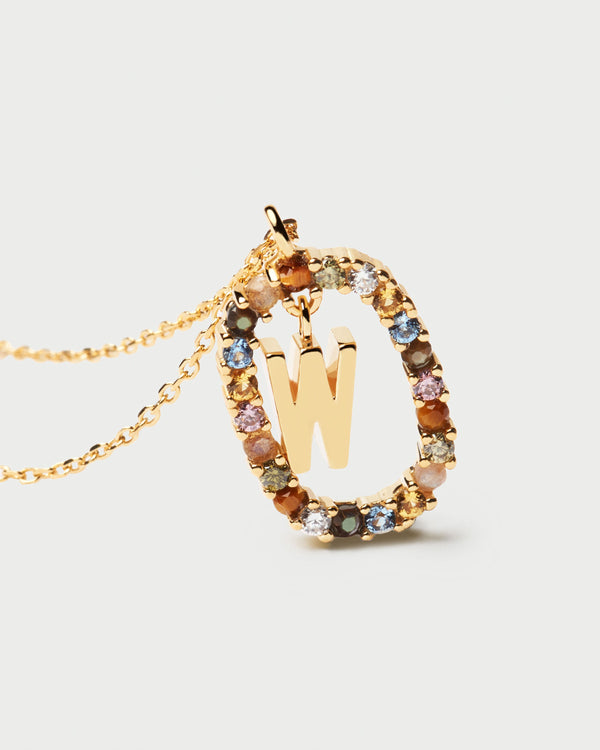 PDPAOLA Letter W Necklace