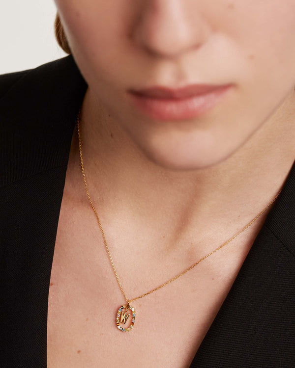 PDPAOLA Letter W Necklace
