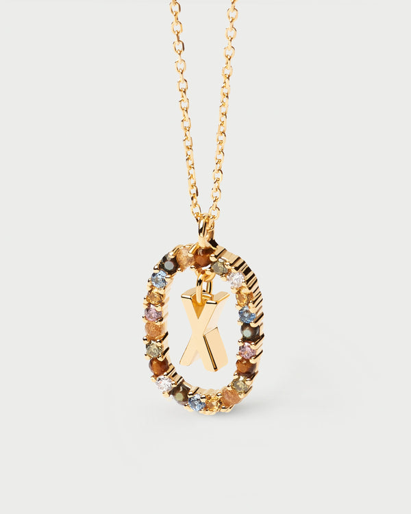 PDPAOLA Letter X Necklace