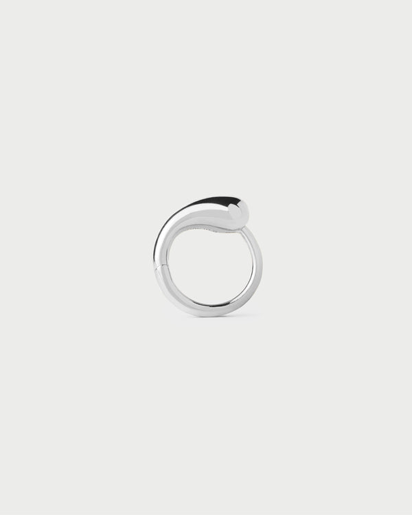 PDPAOLA Loop Silver Single Hoop