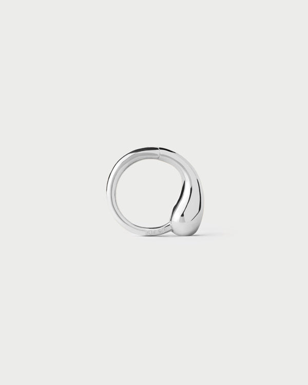 PDPAOLA Loop Silver Single Hoop
