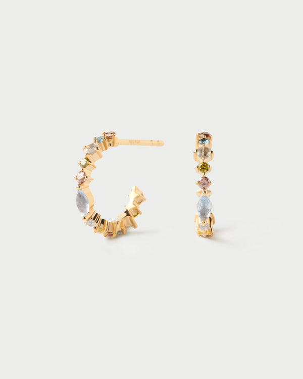 PDPAOLA Lotus small hoops