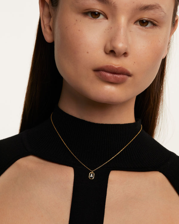 PDPAOLA Mini Letter A Necklace