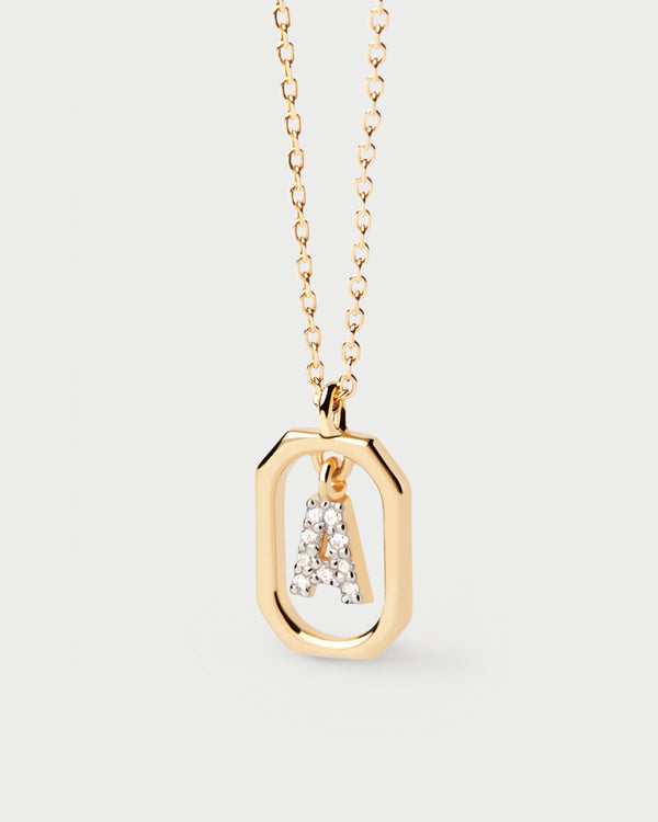 PDPAOLA Mini Letter A Necklace