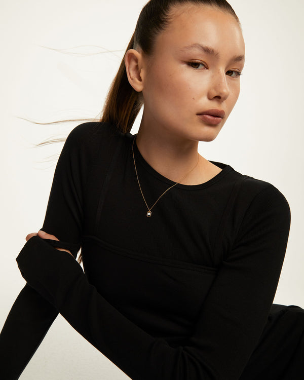 PDPAOLA Mini Letter M Necklace