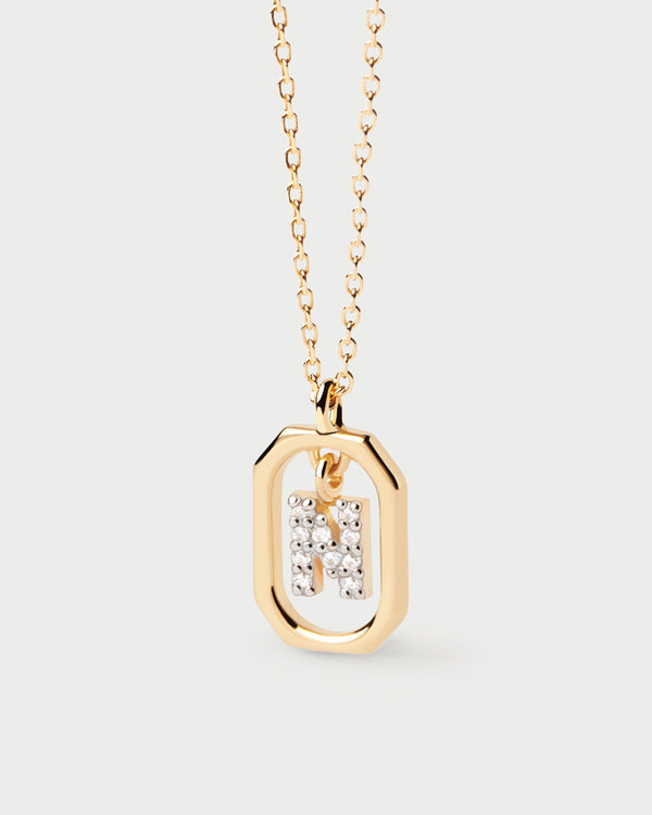 PDPAOLA Mini Letter N Necklace